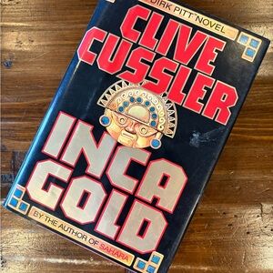 1️⃣st edition of Inca Gold by Clive Cussler